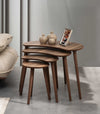 VH Moon nesting coffee table set - Walnut