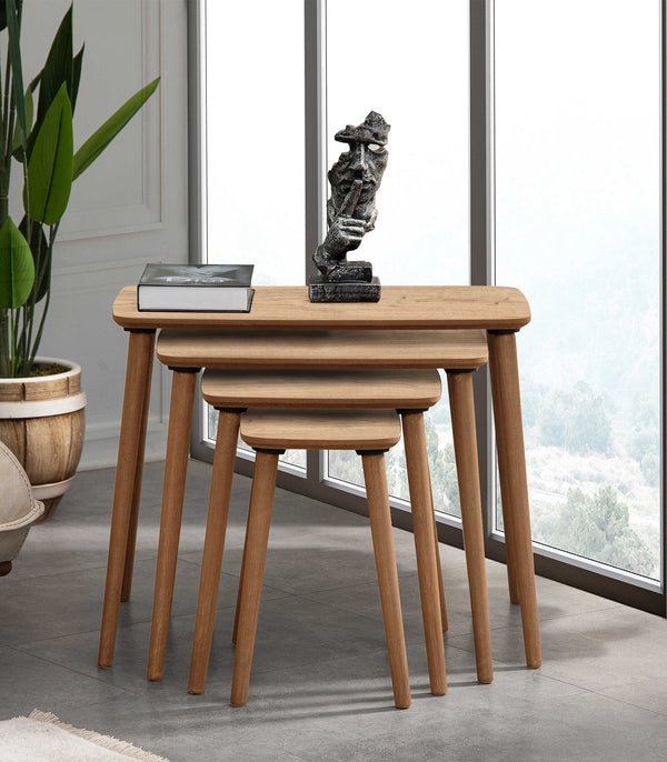 VH Luci nesting coffee table set - Oak - view 3