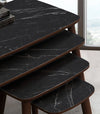 VH Luci nesting coffee table set - Black Marble Pattern - view 5