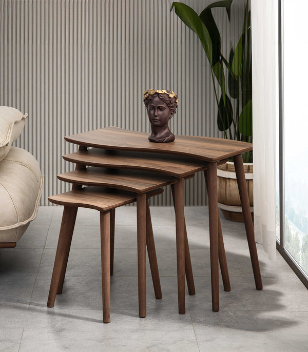 VH Salsa nesting coffee table set - Walnut