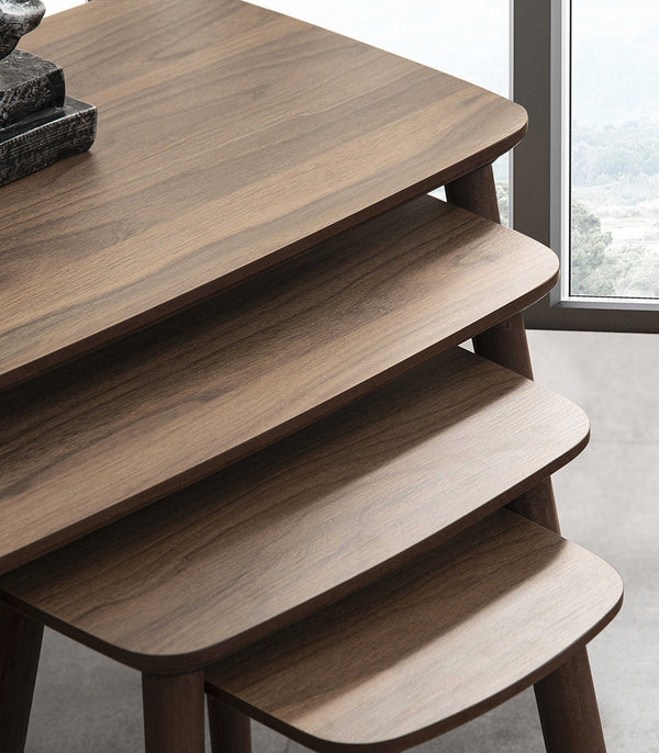 VH Luci nesting coffee table set - Walnut - view 5