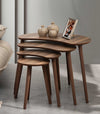 VH Moon nesting coffee table set - Walnut - view 2