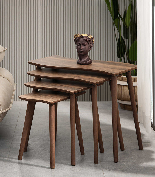 VH Salsa nesting coffee table set - Walnut - view 2