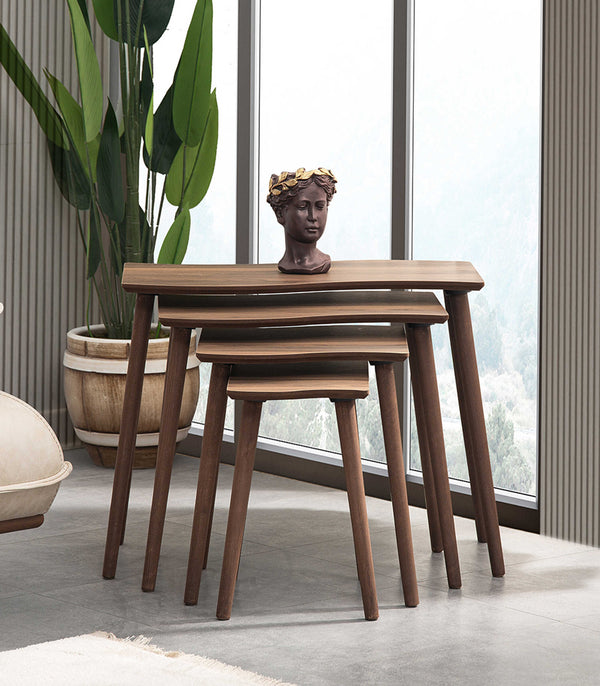 VH Salsa nesting coffee table set - Walnut - view 3