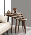 VH Moon nesting coffee table set - Walnut - view 4