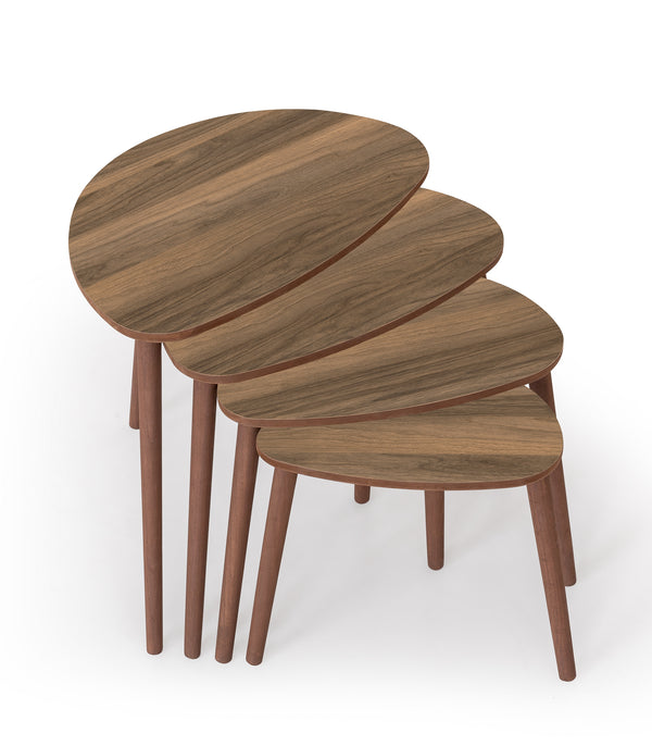 VH Nora nesting coffee table set - Walnut - view 3
