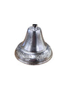6 Branch Silver Leaf Shallow Chandelier