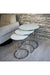 Soho Round Nest Of Tables Set - 3 Pieces Nesting Table Tempered Glass Top