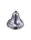 Medium 8 Branch Silver Leaf Shallow Chandelier — alternate view