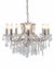 Medium 8 Branch Chrome Shallow Chandelier