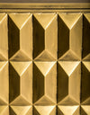 Industrial Gold "Fitzgerald" 3 Door Large Metal Sideboard