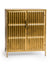 Industrial Gold "Fitzgerald" 2 Door Metal Side Cabinet