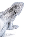 Antique Silver Iguana Wall / Table Lamp