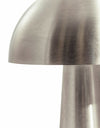Brushed Steel Mushroom Table Lamp