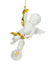 White & Gold Cherub Ceiling Pendant