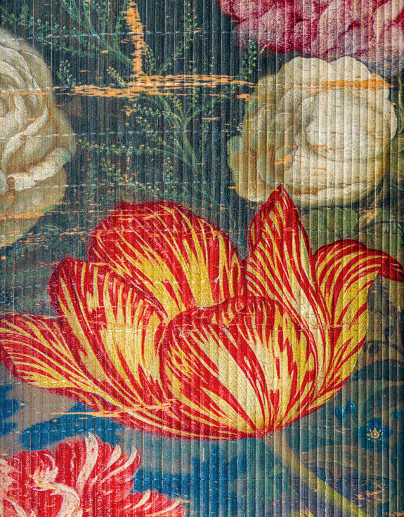 Floral Boho Bamboo Shade 55cm
