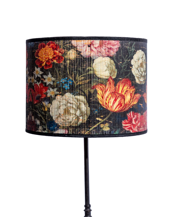 Floral Boho Bamboo Shade 40cm