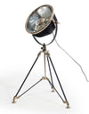 Black and Nickel Large Tripod Table Lamp
