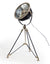 Black and Nickel Large Tripod Table Lamp