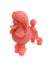 Pink Poodle Candle
