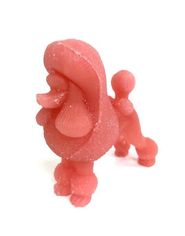 Pink Poodle Candle
