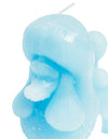 Light Blue Poodle Candle