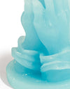 Pale Blue "Praying Hands" Candle