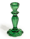 Dark Green Classic Glass Candle Holder (to be bought in qtys of 6)