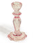 Pink Classic Glass Candle Holder (to be bought in qtys of 6)