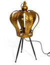 Gold Metal Crown Table Lamp (to be bought in qtys of 2)