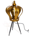 Gold Metal Crown Table Lamp (to be bought in qtys of 2)