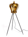 Gold Metal Crown Floor Lamp (to be bought in qtys of 2)