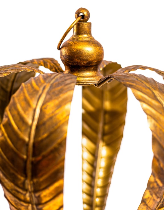 Gold Metal Crown Floor Lamp (to be bought in qtys of 2)