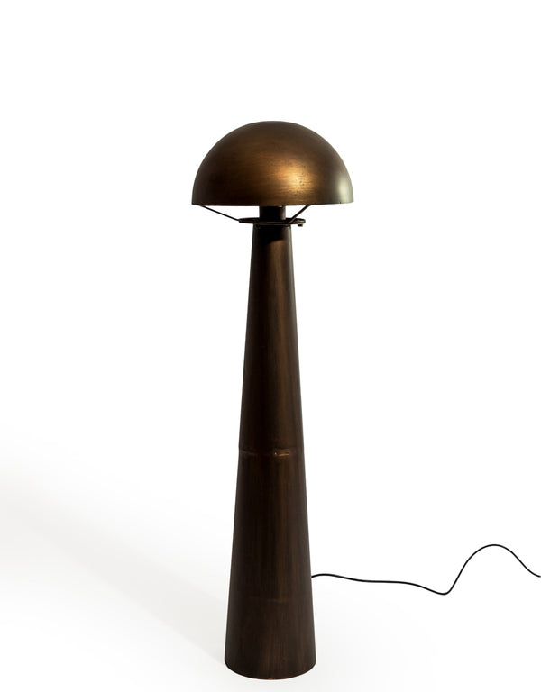 Antique Bronze Medium Mushroom Floor Lamp