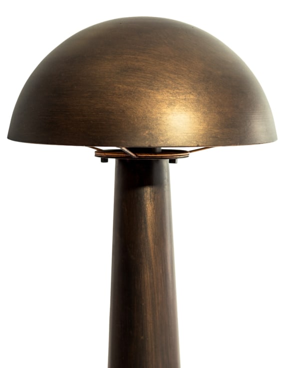 Antique Bronze Large Mushroom Floor Lamp
