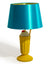 Milkshake Table Lamp with Blue Shade