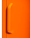 Tall Steel Metal Locker in Burnt Orange