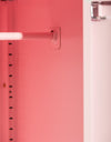 Tall Steel Metal Locker in Baby Pink