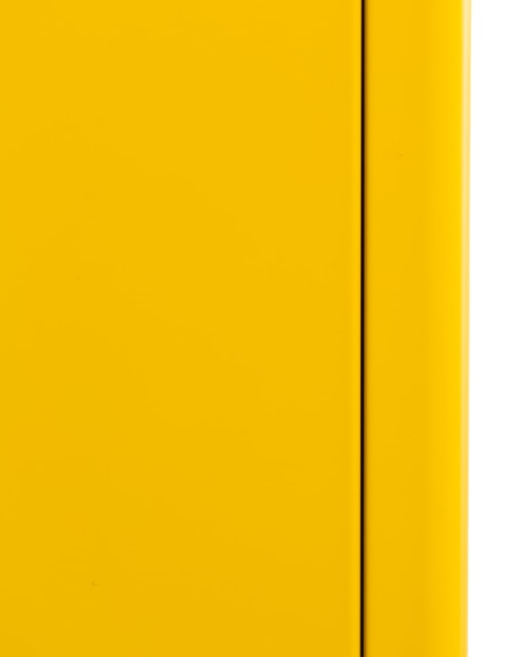 Tall Steel Metal Locker in Mustard Yellow