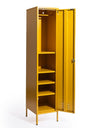 Tall Steel Metal Locker in Mustard Yellow