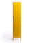 Tall Steel Metal Locker in Mustard Yellow