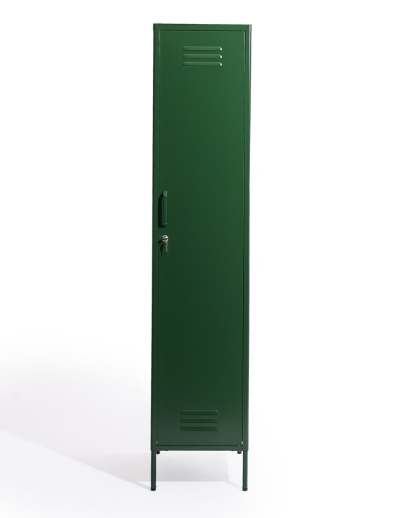 Tall Steel Metal Locker in Olive Green