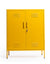 Medium Steel Metal Locker in Mustard Yellow