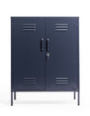 Medium Steel Metal Locker in Navy Blue