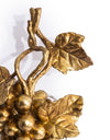 Antique Gold Grape Vine Wall Lamp
