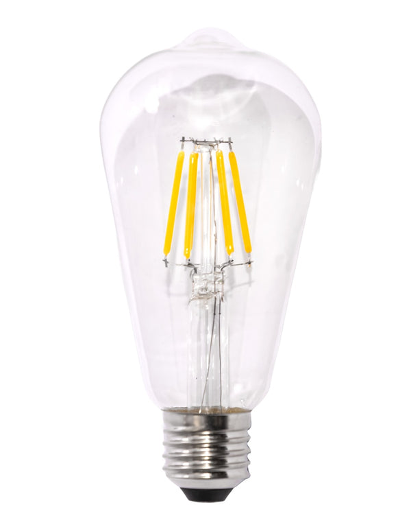 Retro Style LED ST64 6w Bulb (E27 large Edison screw)