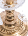 Ornate Brass Rechargeable Table Lamp