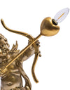 Antique Gold Standing Cupid Cherub Table Lamp