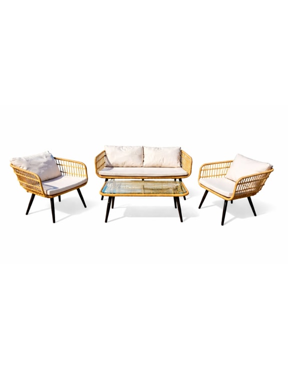 Outdoor Bamboo Bohemian Furniture Set