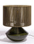 Forest Green Table Lamp w/ Ribbed Corded Shade (to be bought in qtys of 2)